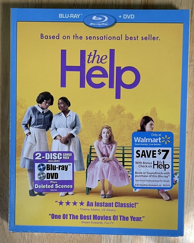 The Help (Blu-ray/DVD, 2011) 2-Disc set - DreamWorks - Viola Davis