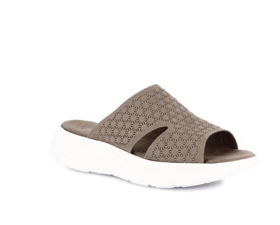 GRUNLAND CI-3133-F6SAVA-TAUPE Women's Slippers PE26