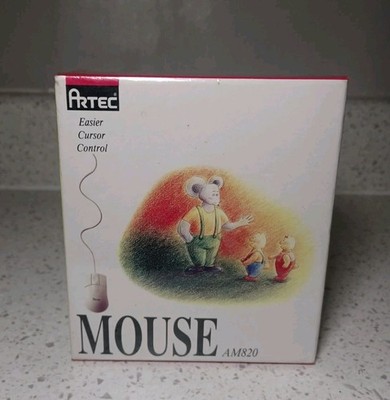 Artec AM820 3-Button Serial Mouse - SEALED 