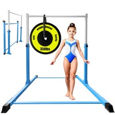 Safe Sturdy Gymnastics Bar for Ages 3-18  Easy to Assemble and Release  3'-5' A...