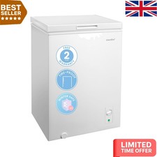 D+ 4-Star Chest Freezer with Quiet Inverter - Perfect for Garages & Sheds