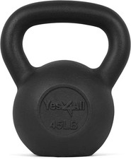 Cast Iron Kettlebell Strength Training Kettlebells 5-80 Lb
