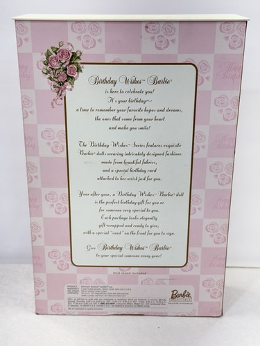 1998 Birthday Wishes Barbie Puppe COLLECTOR EDITION First In A Series NEU - Bild 2 von 2