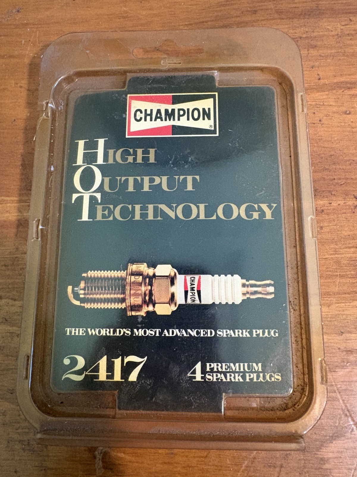 NOS OEM Pack of 4 Champion High Output Technology Spark Plugs 2417