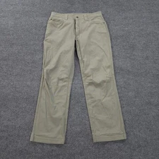 Simms Pants Mens 36R Tan Stretch Utility Canvas Outdoors Fishing Hiking Work