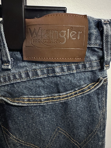 EUC Wrangler Pro Gear Upland Brush Guard Jeans Herren 40x32 Dark Denim Jagdhose - Bild 3 von 8
