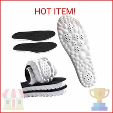 DWTWLE 4D Cloud Insoles for Men and Women Memory Foam Cloud Insoles Super Soft A