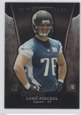2013 Bowman Sterling Black Refractor 24/75 Luke Joeckel #13 Rookie RC 0a7