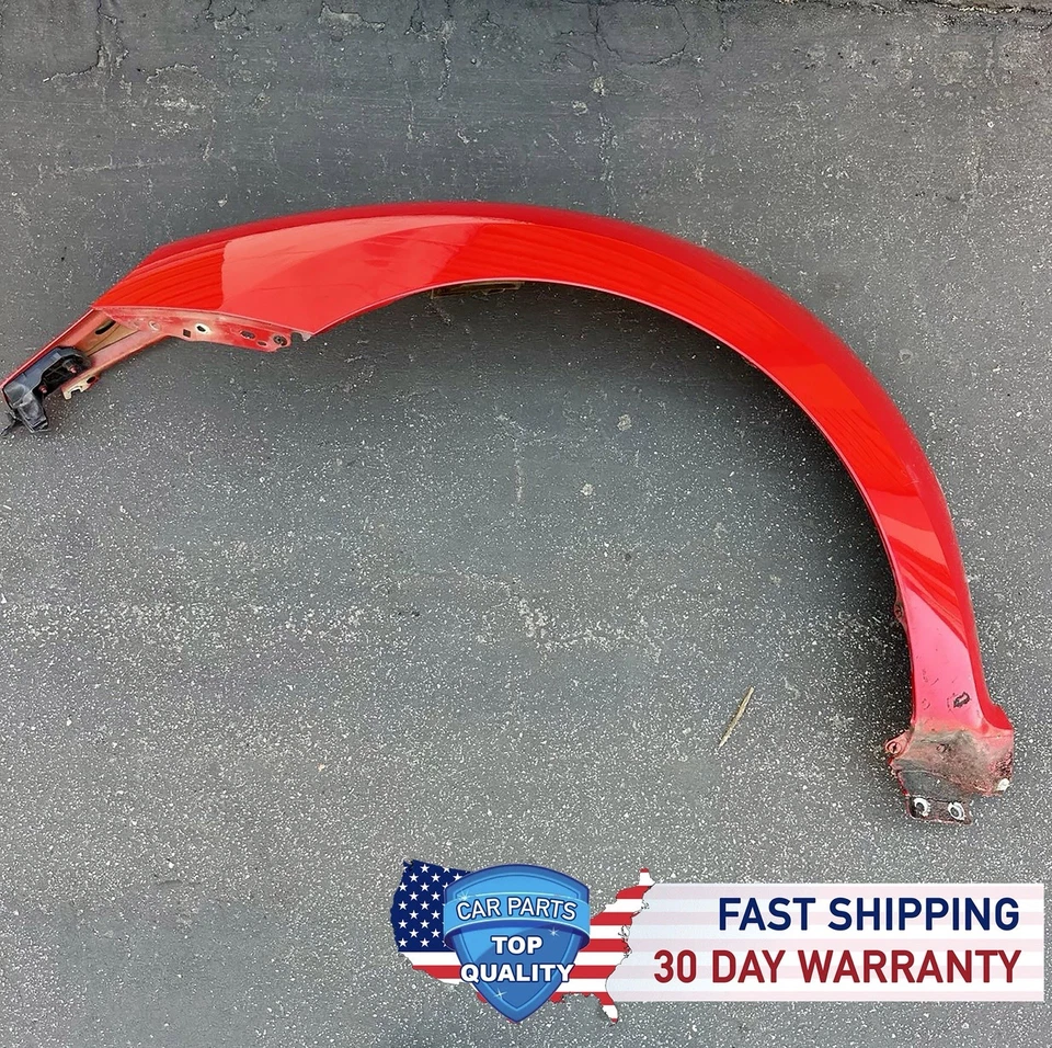 Guardabarros delantero izquierdo Volkswagen Beetle 16-19 rojo (LY3D) OEM Foto 3 de 4