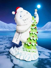 Jingles & Joy Abominable Snowman Christmas Tree Figurine Rudolf NEW