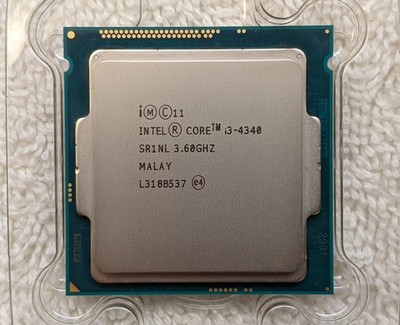 Intel Core i3-4340 Processor 3.60 GHz LGA 1150 54W w/heatsink