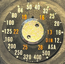 Yashica Electro 35 ASA / DIN Film Speed Dial Original Part 