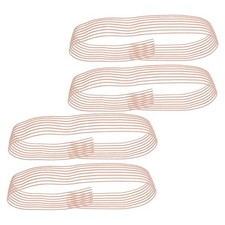 4Pcs Pink Elastic Bands for Dance Shoes Pointe Shoe Ribbon for Ballet Practice