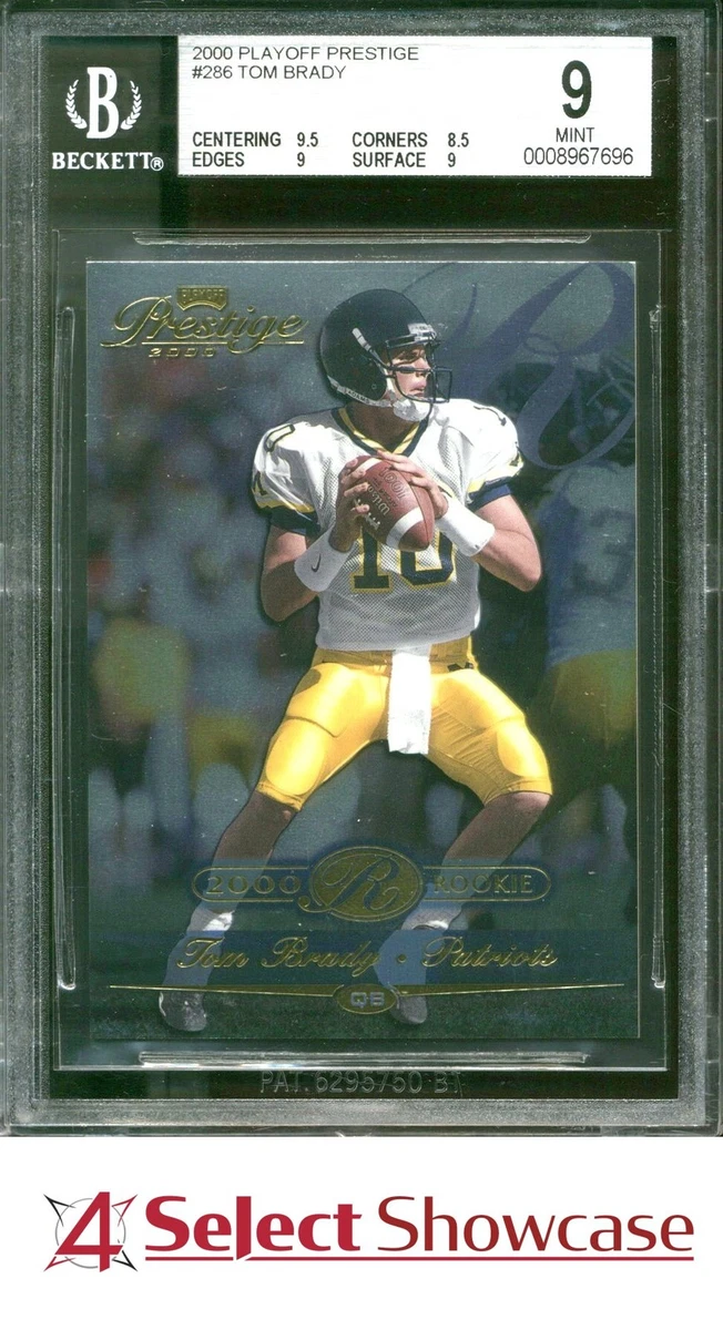 Playoff Tom Brady Rookie Football Sports Trading Cards