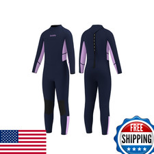Goldfin Kids 3mm Neoprene Wetsuit Boys Girls Youth Toddler Back Zip
