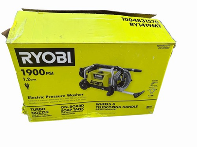 #ad Ryobi 1.2 GPM Electric Pressure Washer $129.99