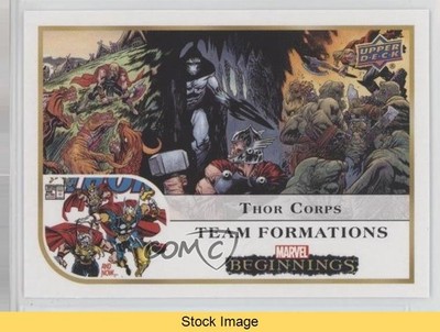 2022 Marvel Beginnings Vol 2 Series 1 Team Formations Thor Corps #TF7 READ 16rd