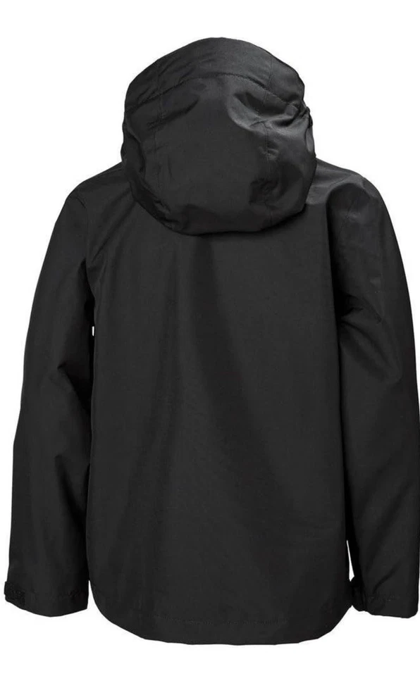Helly Hansen Seven J Unisex Kinder Regenjacke-schwarz-Gr.128-UVP: 90€ - Bild 1 von 2