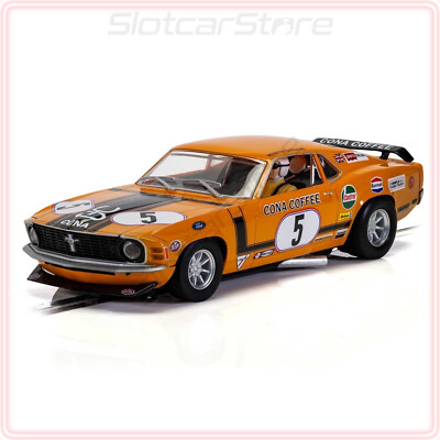 Scalextric C4176 Ford Mustang Boss 302 1972 ''No.5 M.Birrane'' BSCC 1:32 Auto