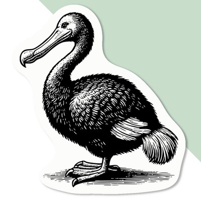 Aufkleber Sticker ''Dodo Vogel'' (DW048342)