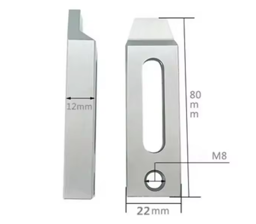 1Pz CNC Filo EDM Inox Jig Holder Piastra di Pressione per Bloccaggio Filettatura M8 Strumento - Foto 9 di 17