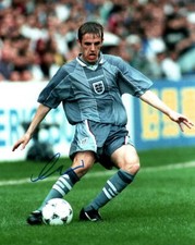 England Phil Neville Autographed Signed 8x10 EPL Photo COA #5