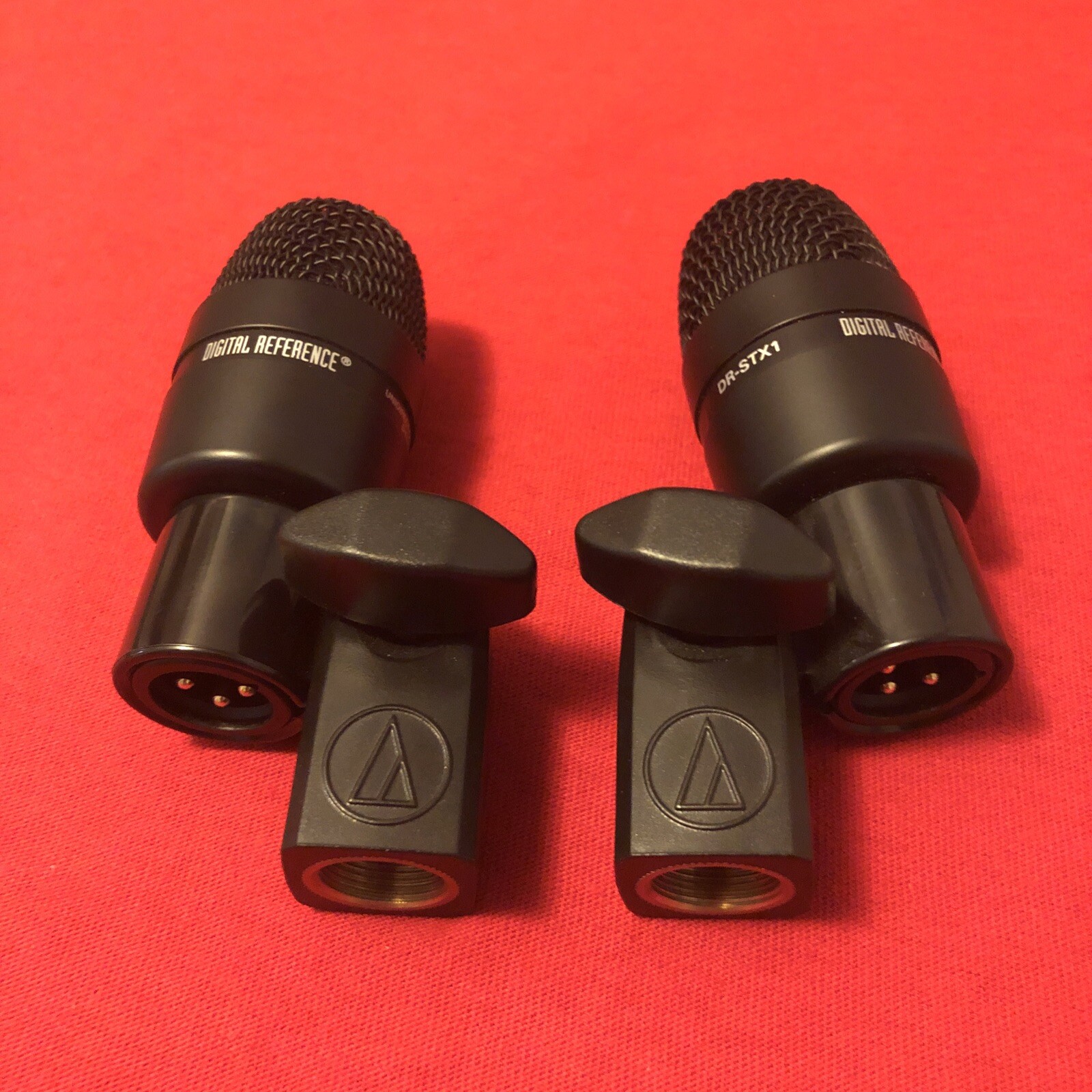 Drum Mic Set 2 Mics For Snare Toms Cajon Bongos DRSTX1 Microphone Kit