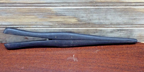 Antique Victorian Black Ebony Wood Tongs Glove Stretcher 8.5" - Picture 4 of 8