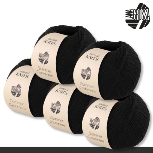 Lana Grossa 5 x 50 g Summer Cashmere Kettengarn Baumwolle Kaschmir 18 Farben - Bild 36 von 37