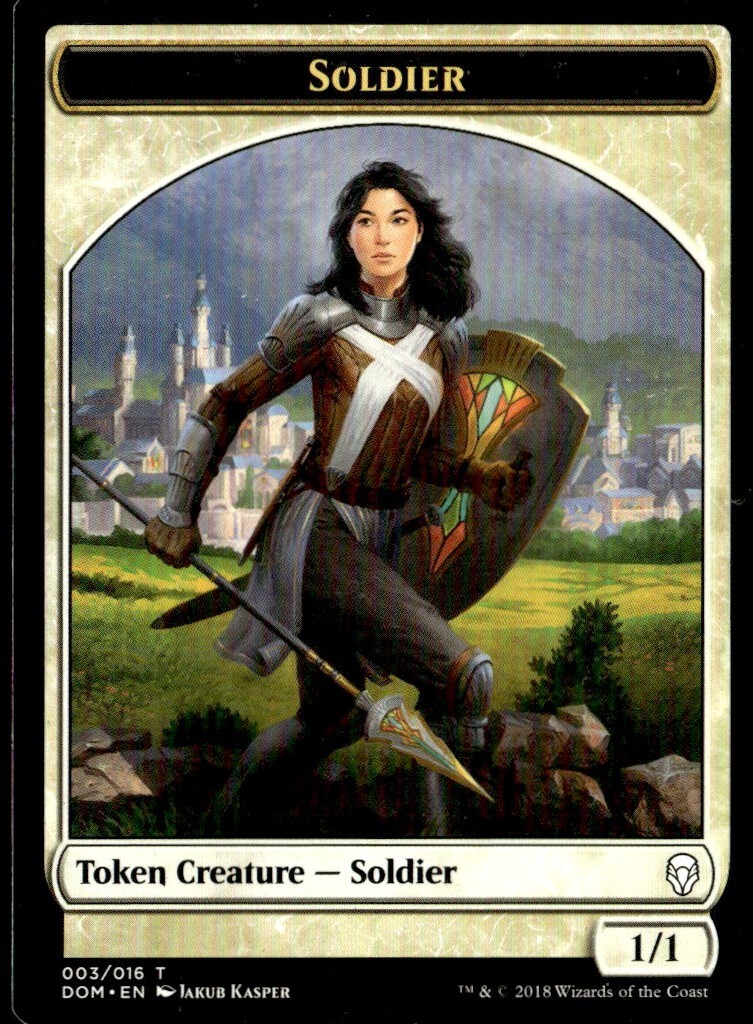 2018 Masters 25 Tokens Soldier Token/Common #3