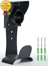 EV Charger Holder Wall Mount J1772 Holder, No Cable Cutting, Outdoor/Indoor, EV