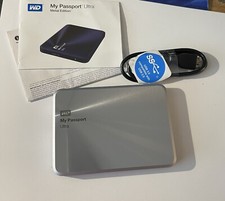 WD 1TB Silver My Passport Ultra Metal Edition External HD NO BOX BUT NEW SEE PIC