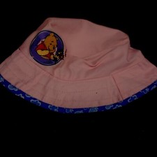 Vintage Disney Winnie The Pooh Kids Bucket Hat Pink New With Tags
