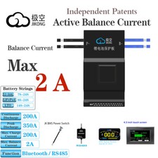JK Smart BMS 8S-24S 200A Li-ion LiFePo4 w/2A Active Balance RS485/Switch lot