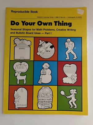 Vintage Teacher Activity Book All Season Holiday  Bulletin Board Ideas Pre k - K