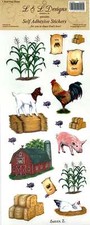55008 - SCRAPBOOKING STICKERS - FARM ANIMALS