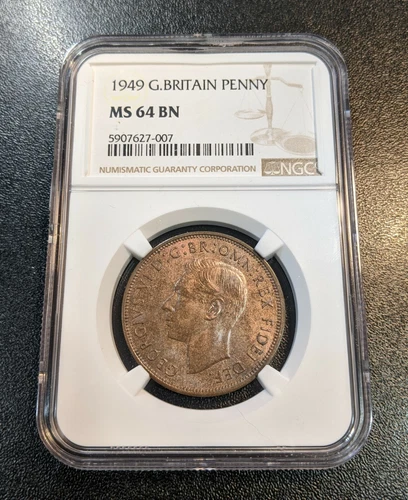 1949 George VI Penny — photo from another recent sale