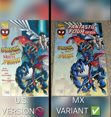 Rare HTF Spider-Man 2099 Meets Spiderman 1 MX 17 1st App Meet Rick