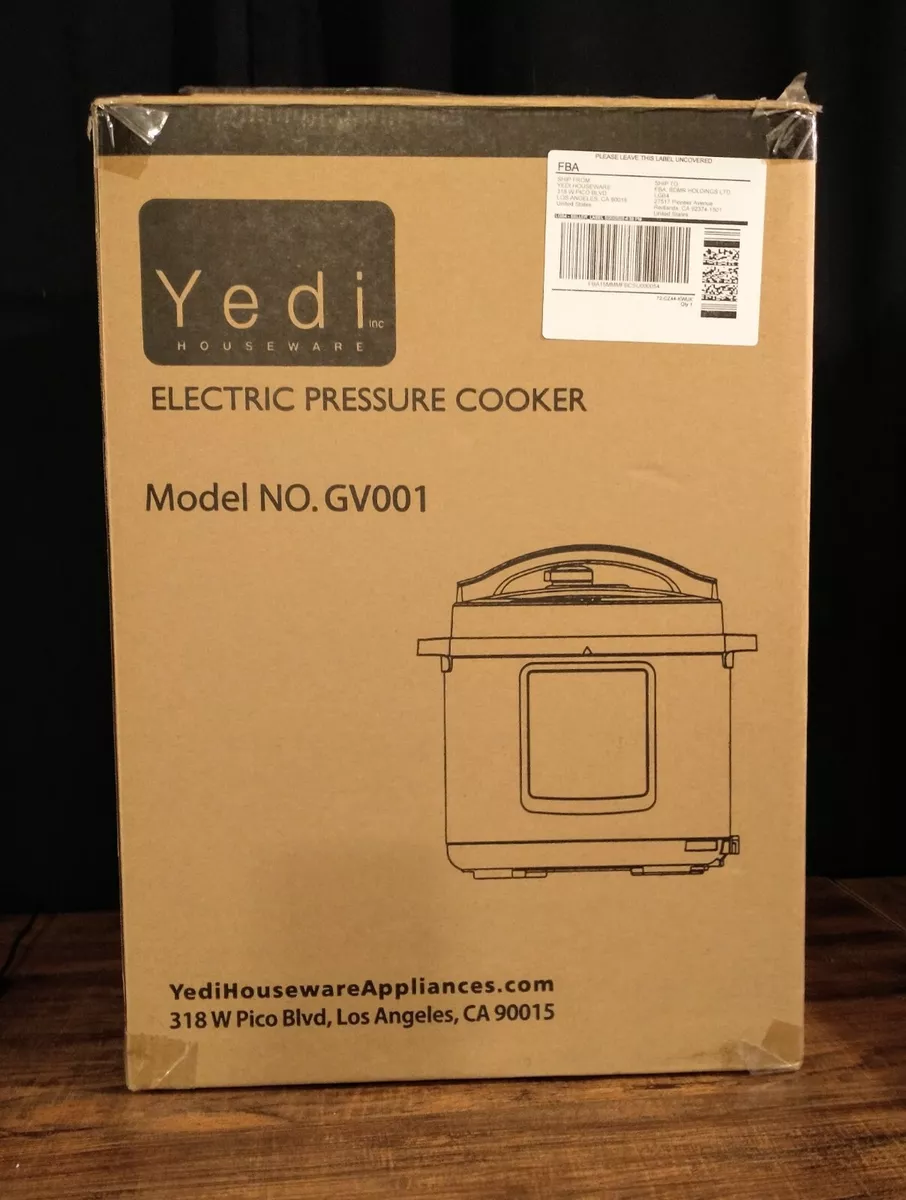 Yedi 9-in-1 Total Package Instant Programmable Pressure Cooker, 6 Quart,  Deluxe