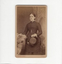 CDV Foto Feine Dame - York 1880er