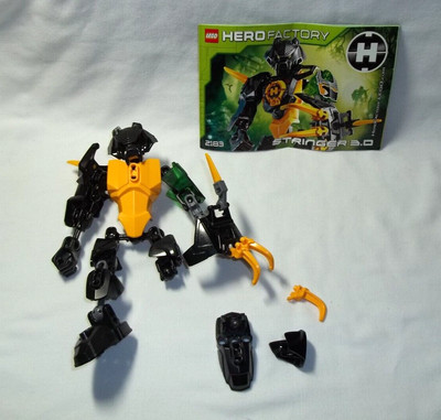 Lego Hero Factory 2183 Stringer 3.0 - Figure with Manual