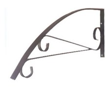 4 x SOPORTES TOLDO ACERO 11"x28" aleros voladizo toldo cubierta de lluvia puerta ventana