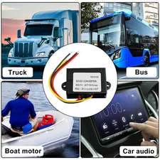 DC-DC 6V-12V 12W 1A Step Up Car Power Supply Converter Regulator Waterproof A B9