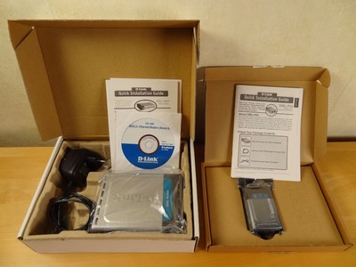D-Link ( Modem DSL-380T + Switch DWL-P50 ), Neuwertig in OVP