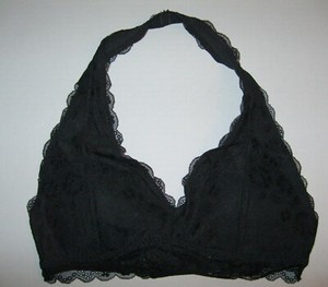 black halter bralette
