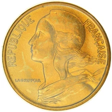 [#183366] Coin, France, Marianne, 5 Centimes, 1980, Paris, Lagriffoul, MS(65-70)