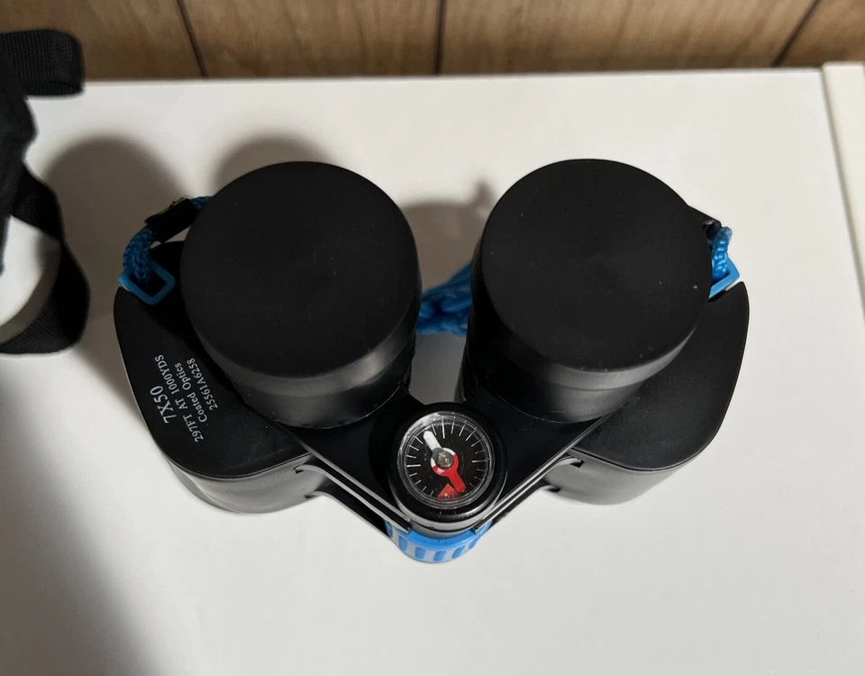 Sharper Image Coated Optics 7x50 Black Binoculars Outdoors Hunting Bird Watching - Image 4 of 4