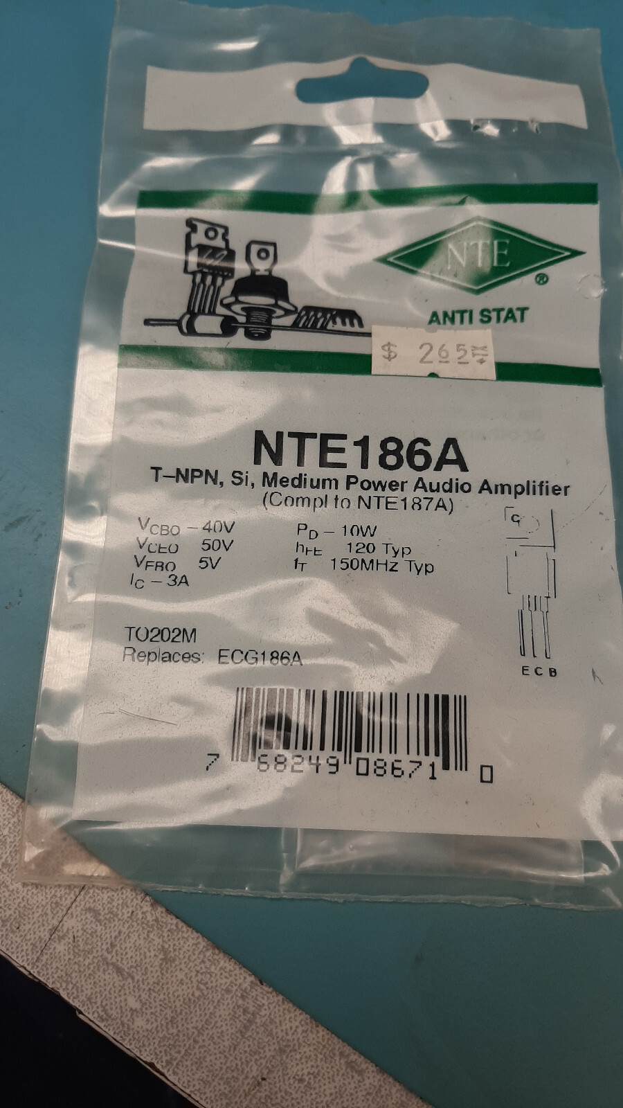 NTE186A NTE Semiconductor | eBay