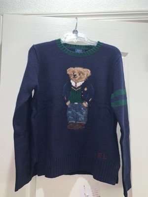 ralph lauren bear sweater women's sale