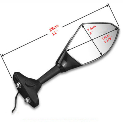 Motorcycle LED Turn Signals Side Mirrors For Honda Blackbird
